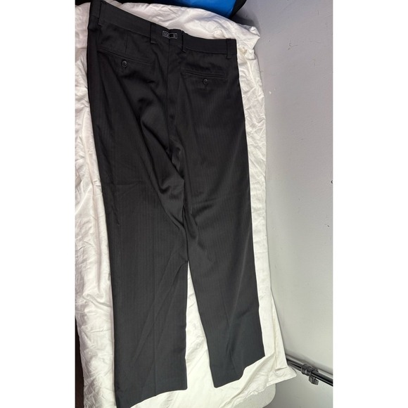 Black Michael Brandon dress pants size 34 x 30 - Picture 6 of 7